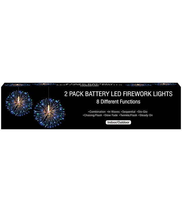 firework starbust light 12s 2-pack 200L multi clr 8-modes ba