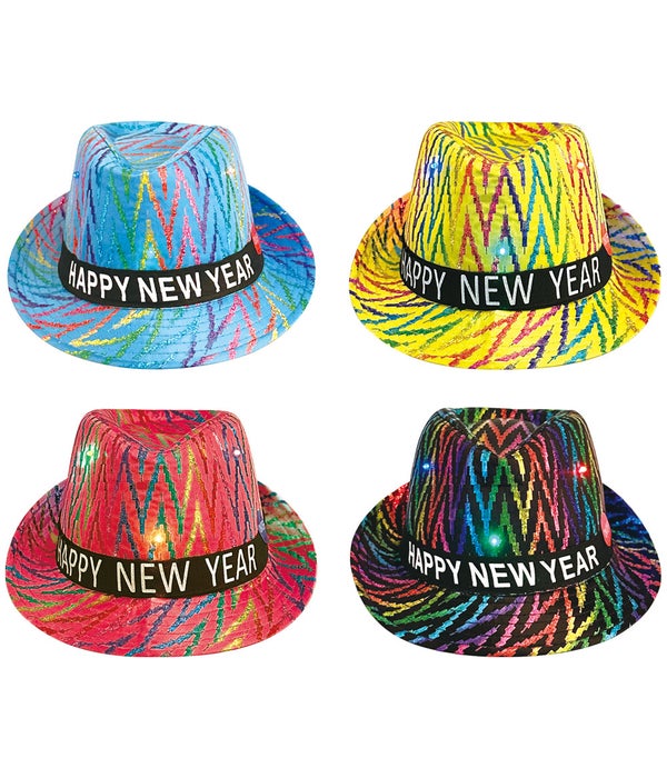 new year LED hat 24/48s