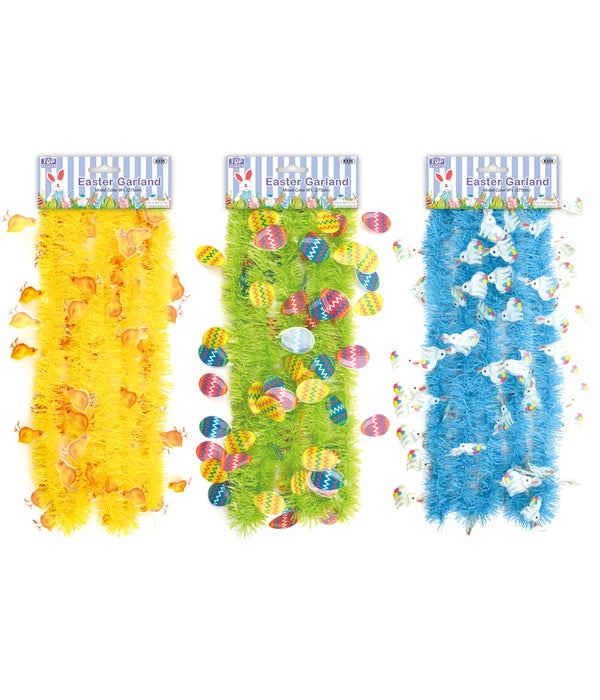 8.5ft easter garland 48s