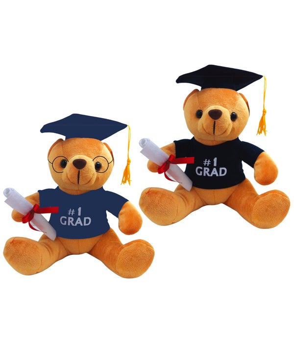 9" graduation bear 24s