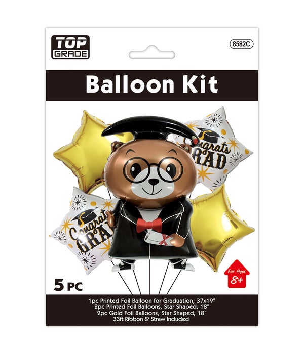 5pc graduation balloon set,12/300s