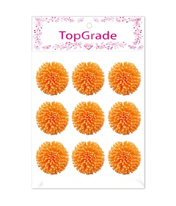 foam flower orange 12/288 2.5"/9ct