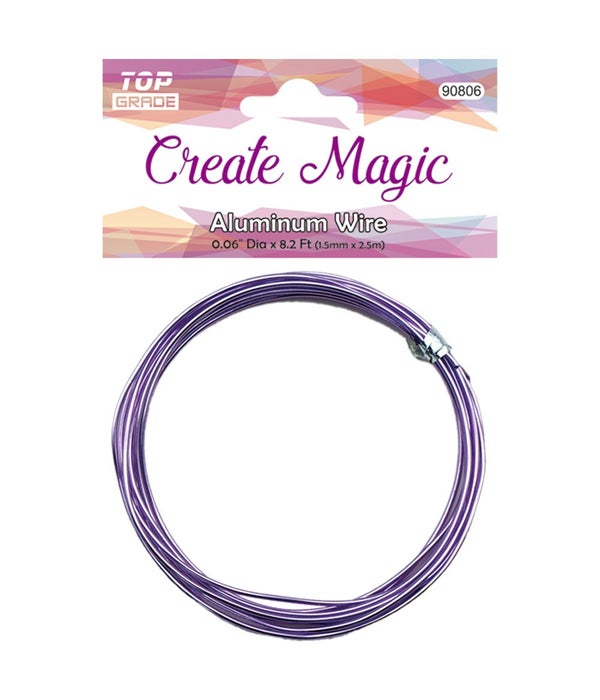 1.5mm/8.2ft purple wire 12/600