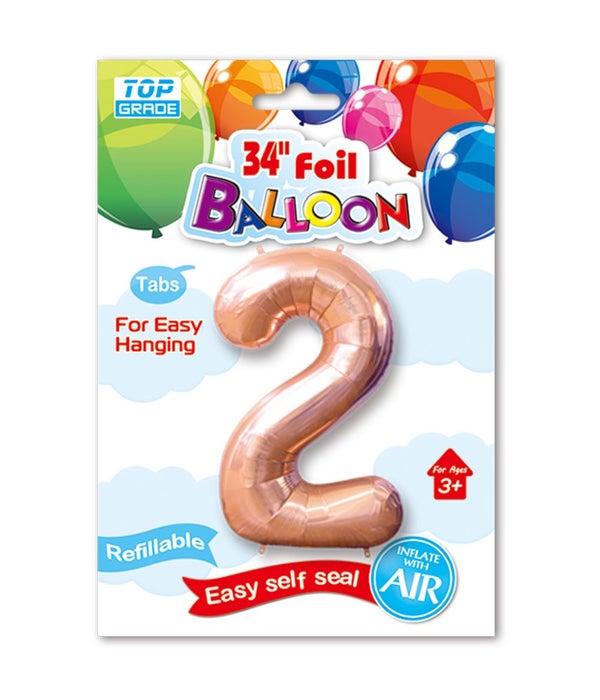 26"rose gold foil balloon #2