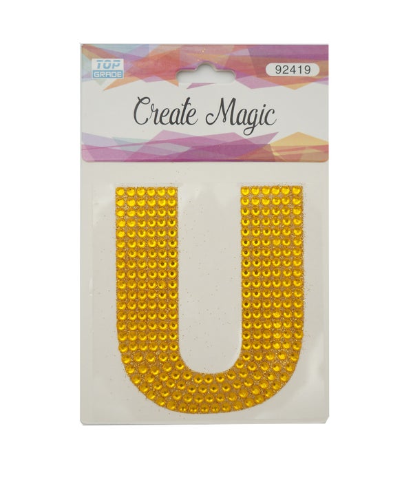 crystal sticker "U" 12/1200s