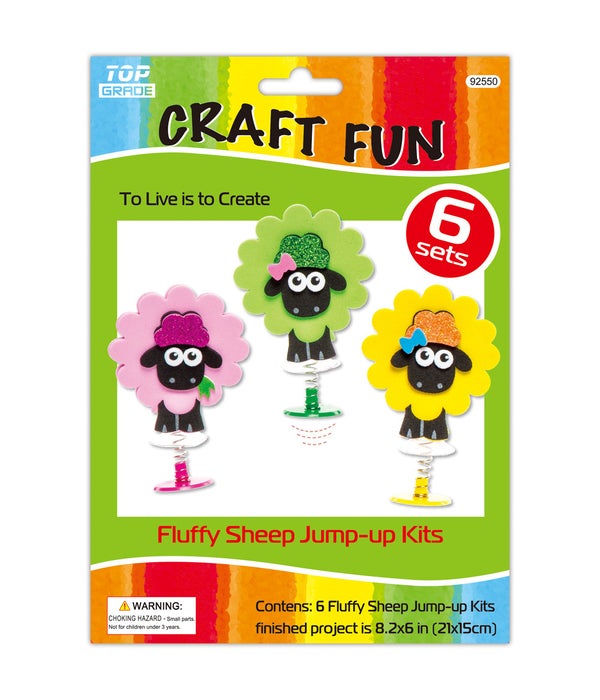craft sheep jump-up kits12/144
