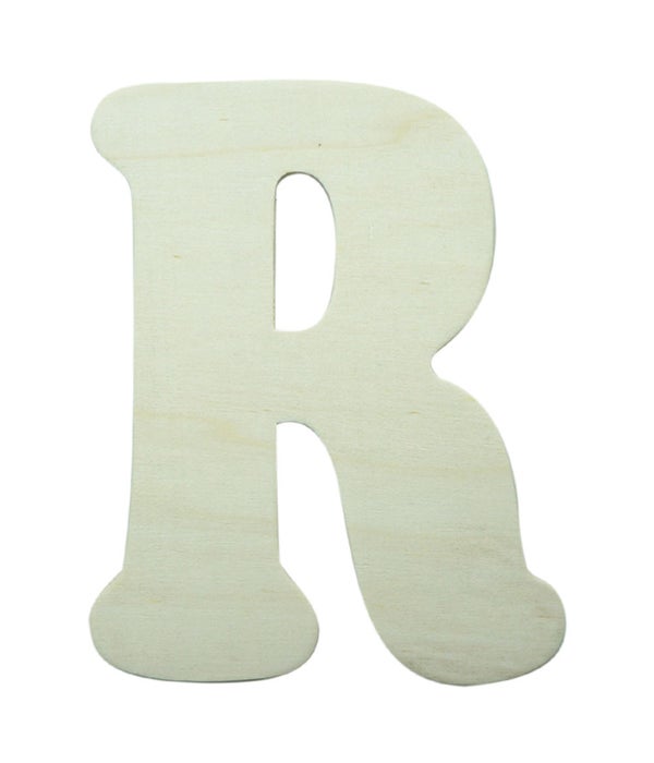 7" wooden Letter R 12/60s