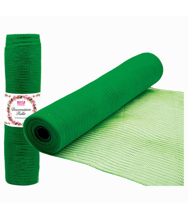 tulle fabric roll h-green12/72 6"x5yds