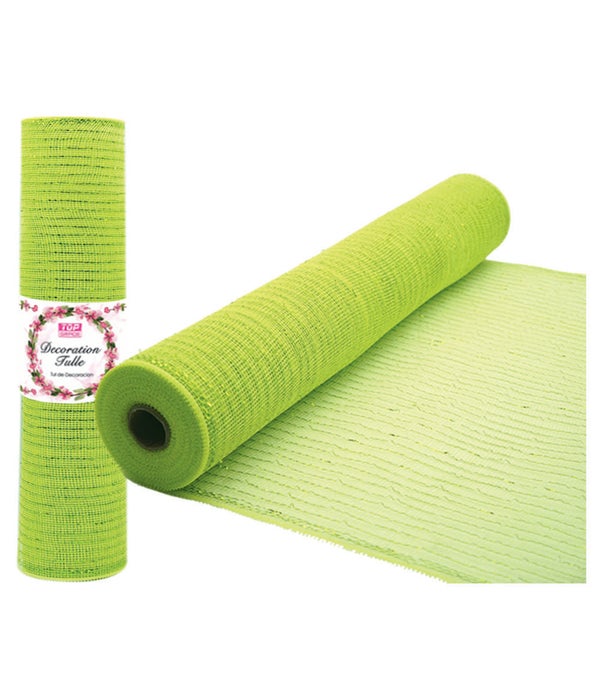 tulle fabric roll lime 12/72s 6"x5yd