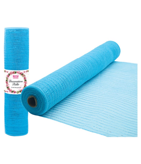 tulle fabric roll bb-blue 8/48s 10.5"x10yds