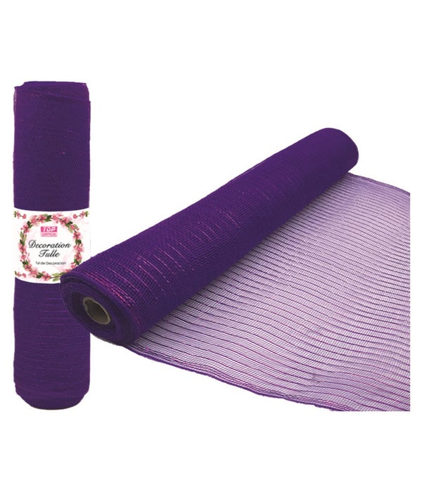 tulle roll purple 8/48s 10.5"x10yds