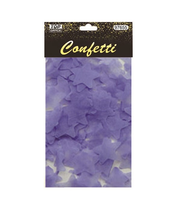 15g star confetti purple12/432