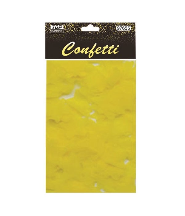 15g star confetti yellow12/432