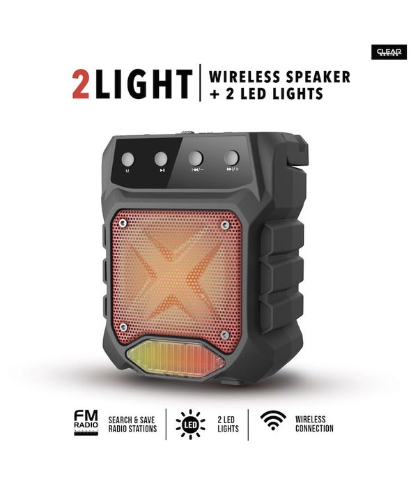 wireless speaker with 2 LED lights 20s