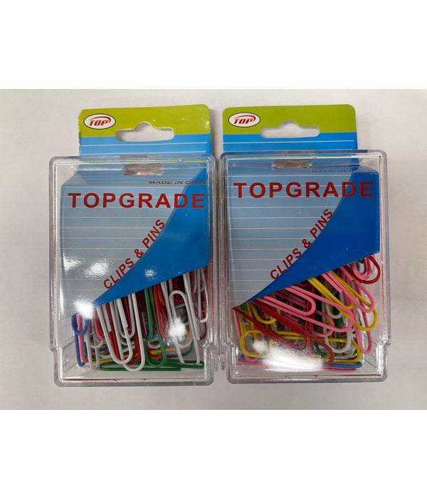paper clips astd color 40mm/60ct 12/144