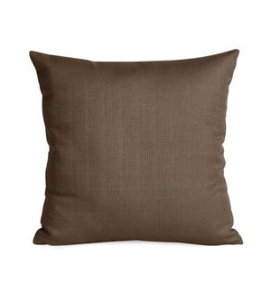 Pillow Cover 16"x16" Sterling Chocolate (Cover Only)