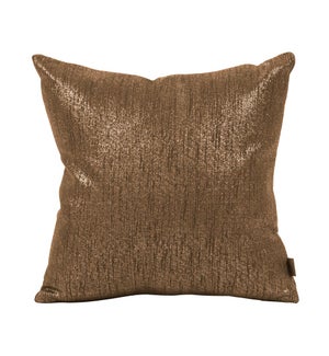 "Pillow Cover 16""x16"" Glam Chocolate (Cover Only)"