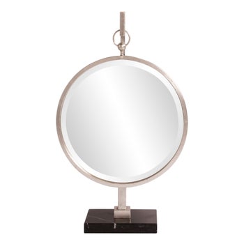 Medallion Silver Mirror