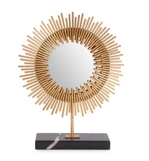 Ra Sunburst Table Mirror