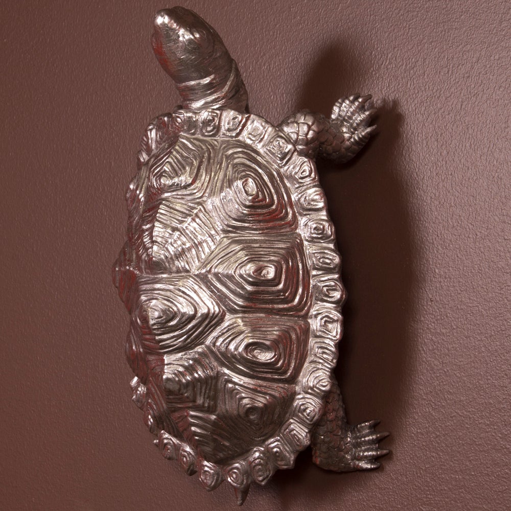 Turtle Figurine Textured Pewter - search | The Howard Elliott 