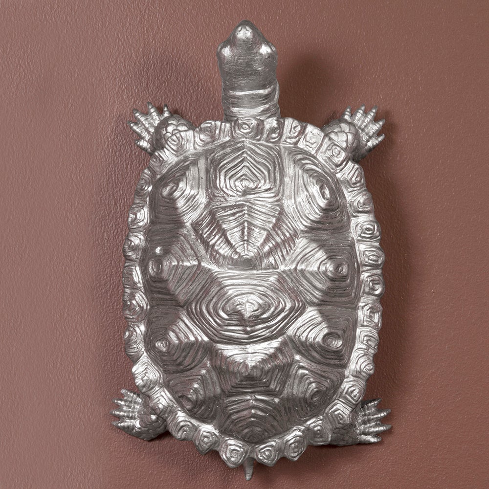 Turtle Figurine Textured Pewter - search | The Howard Elliott 
