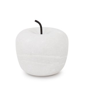 The Newton Apple in White Marble