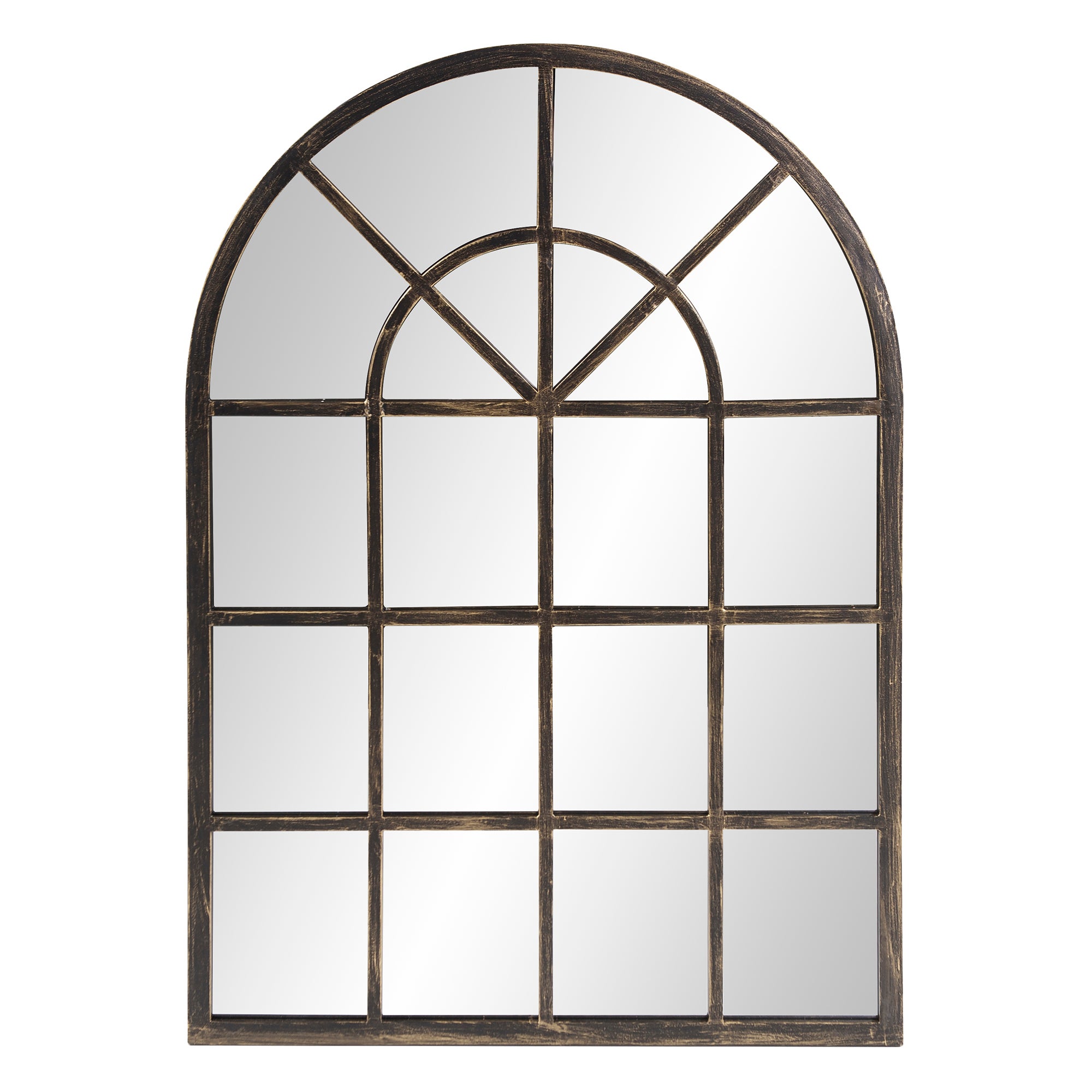 Atrium Silver Windowpane Mirror - all | The Howard Elliott Collection