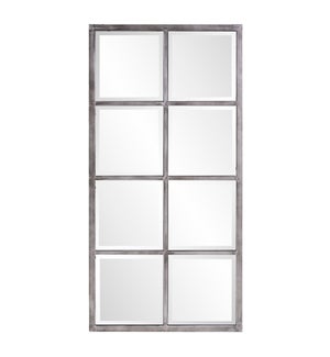Atrium Silver Windowpane Mirror
