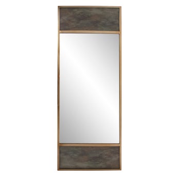 Albizzi Antiqued Paneled Mirror