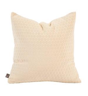 "Pillow Cover 20""x20"" Deco Sand (Cover Only)"