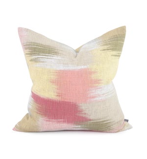 "20"" x 20"" Gleam Coral Pillow - Poly Insert"