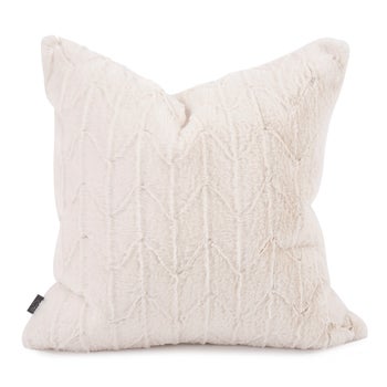 20 x 20 Angora Natural Pillow - Poly Insert