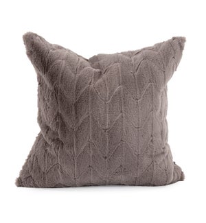 20 x 20 Angora Stone Pillow - Poly Insert