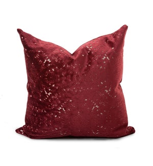 20 in. x 20 in. Pillow Pisani Ruby - Down Insert
