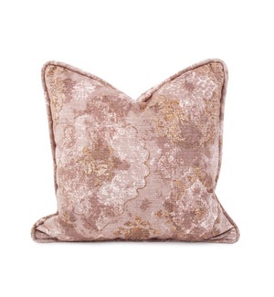 20 x 20 Pillow Baroque Taupe  - Down Insert