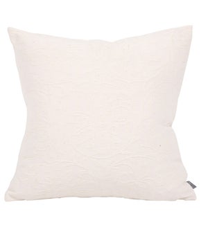 20" x 20" Jacquard Domain Natural Pillow