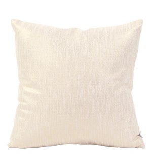 20 x 20 Pillow Glam Snow - Poly Insert