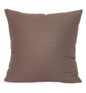 20" x 20" Linen Slub Truffle Pillow