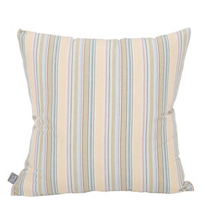 "Pillow Cover 20""x20"" Summer Stripe (Cover Only)"