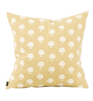 Pillow Cover 20x20 Dandelion Citron (Cover Only)