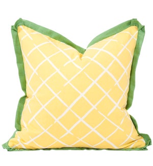 20 x 20 Pillow Cove End Daffodil - Poly Insert