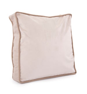 20" Gusseted Pillow Bella Sand - Down Insert