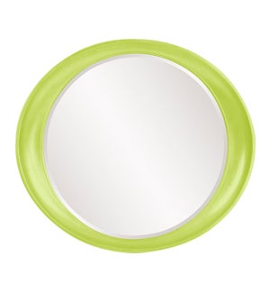 Ellipse Mirror - Glossy Green