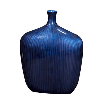 Sleek Cobalt Blue Vase - Medium