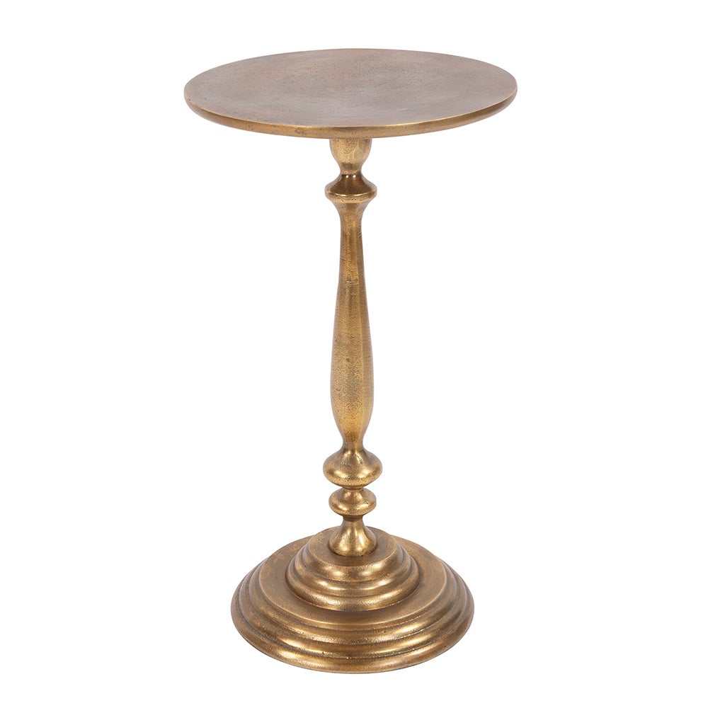 martini side table antique brass