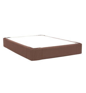 Twin Boxspring Cover Sterling Chocolate (Cover Only)