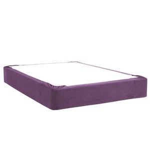 Full Boxspring Cover Bella Eggplant (Cover Only)