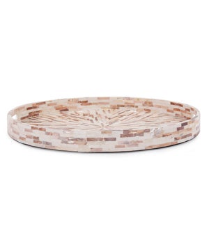 Round Mother of Pearl Tray