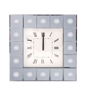 Grigio Mirrored Wall Clock