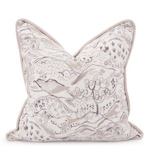 "24"" x 24"" Pillow Fable Sand - Down Insert"